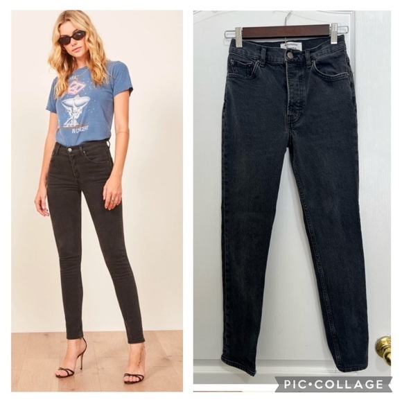 Reformation Jeans Serena High Skinny Jean size 24 - Picture 1 of 12